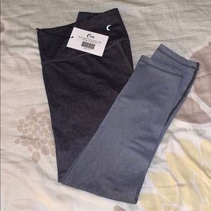 Gray Leopard Ombre Light n Tight Hi-Rise 7/8 24"